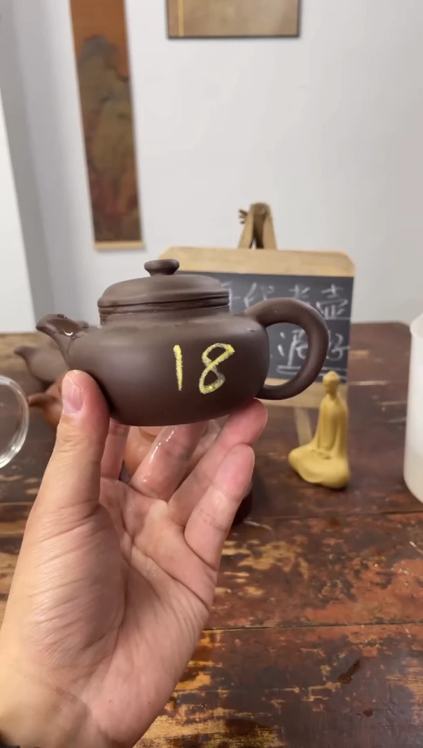 茶壶紫砂90年代老壶工糙泥好紫泥仿古18