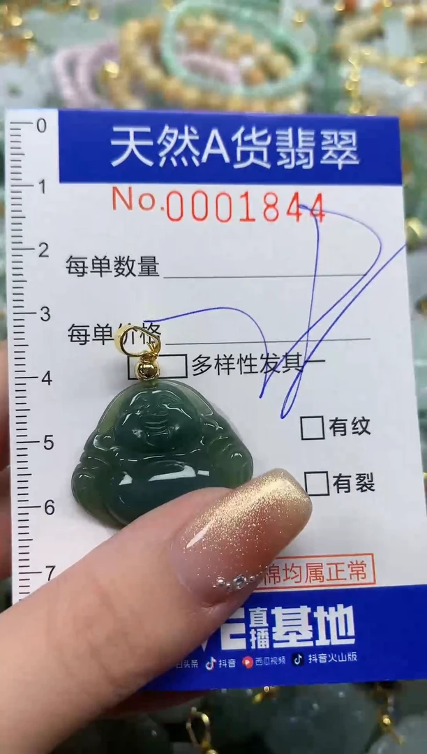 颈饰未镶嵌翡翠天然A货翡翠