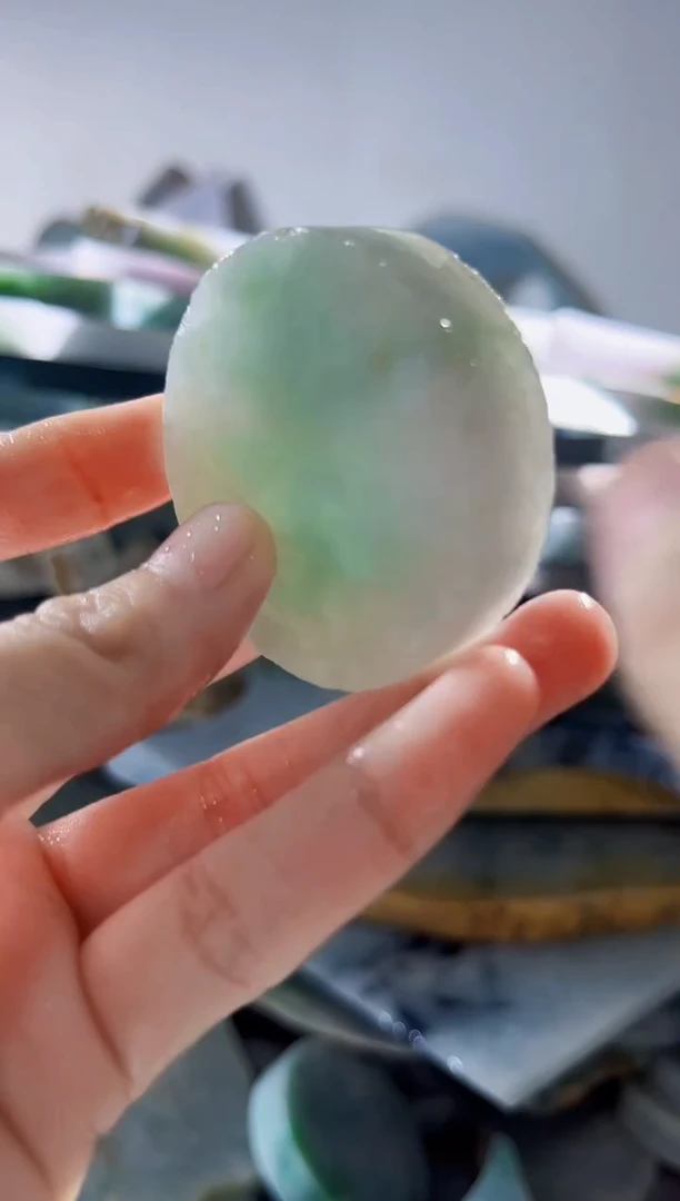 翡翠裸石缅甸翡翠A货柠6140