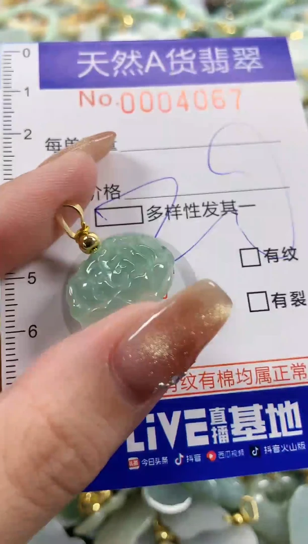颈饰未镶嵌翡翠天然A货翡翠
