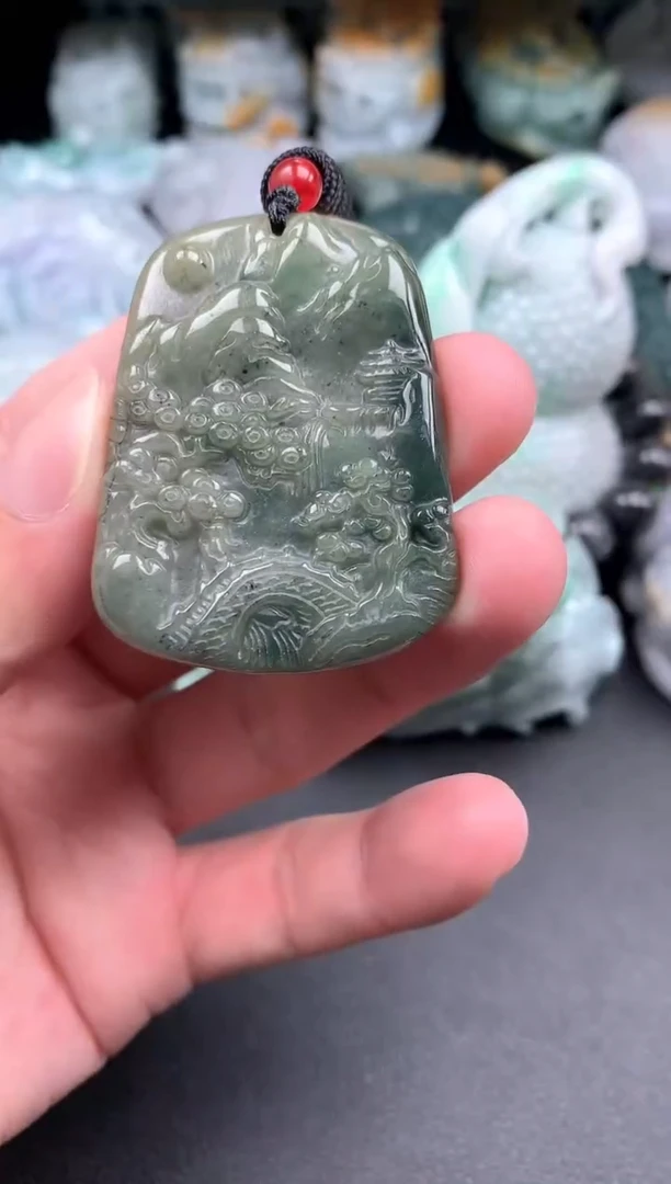 吊坠(不含链)未镶嵌翡翠1