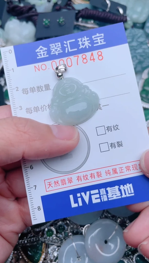 【闪购商品】翡翠颈饰未镶嵌7848.......