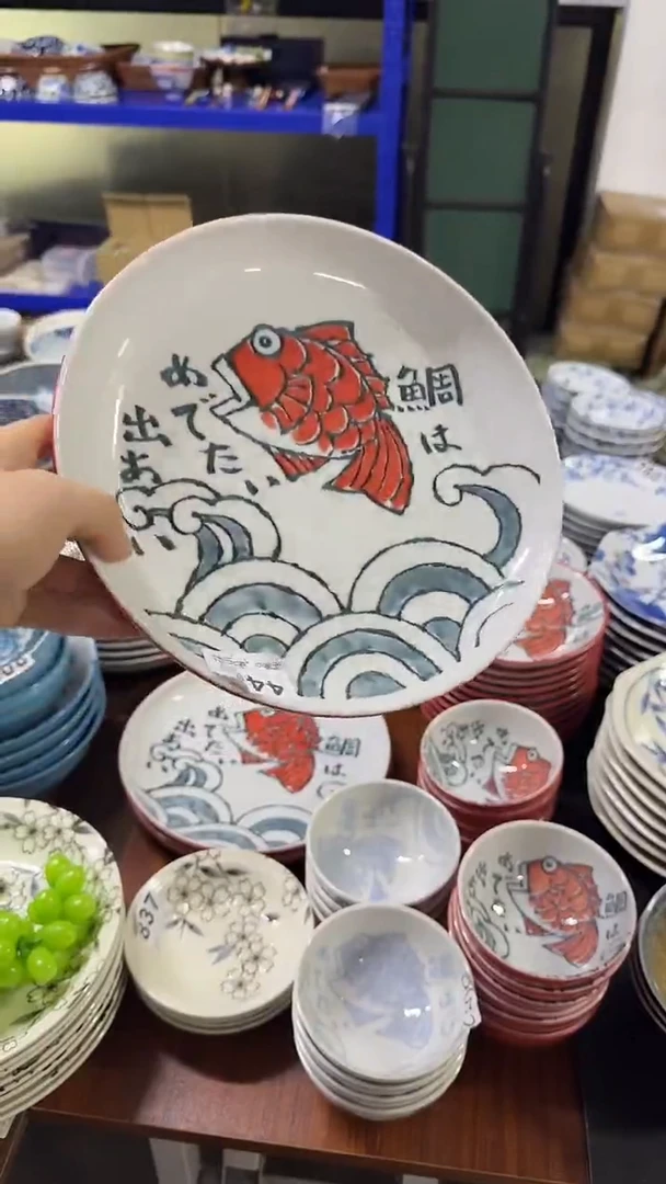 圆形日本进口餐具   24厘米盘