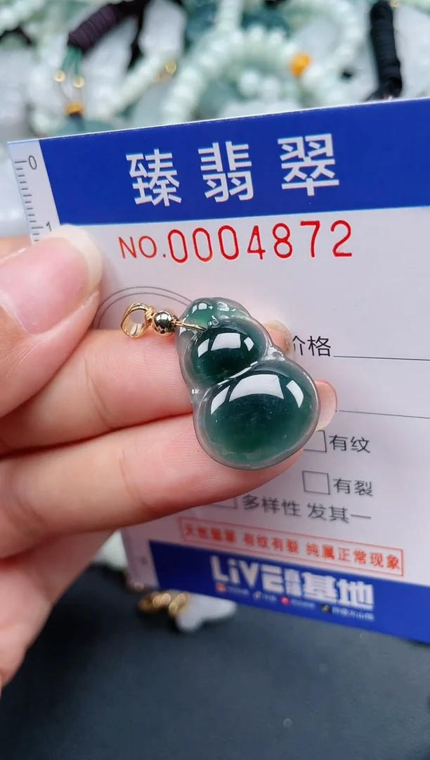 翡翠未镶嵌颈饰.0004872