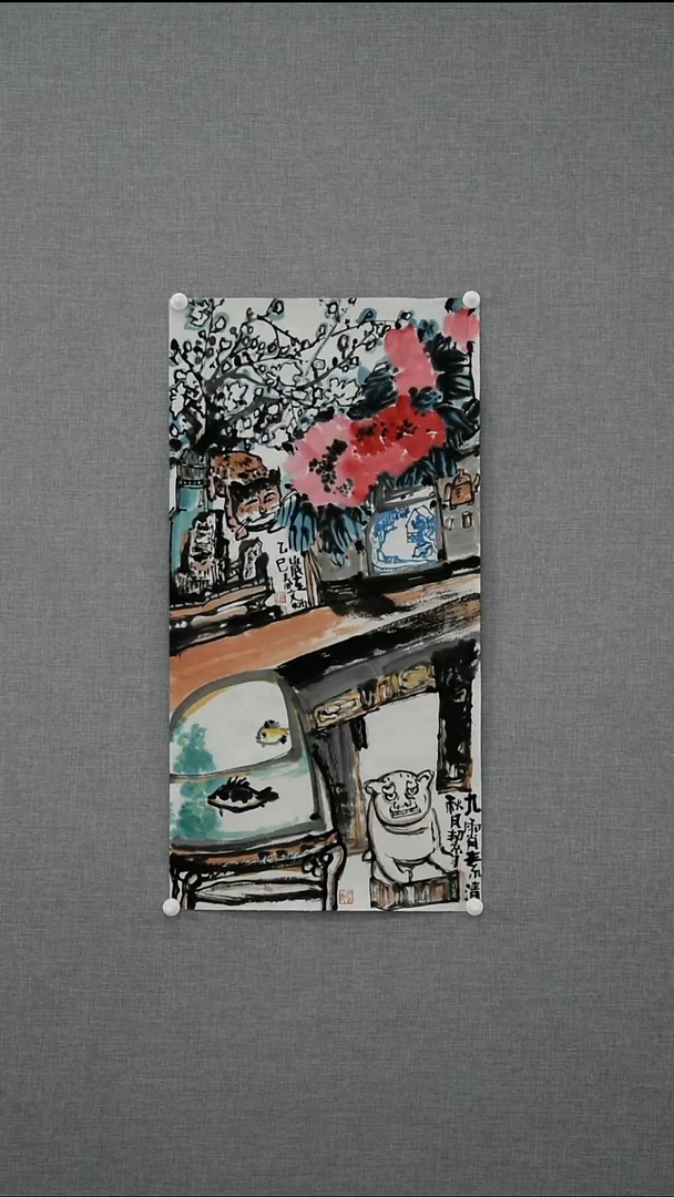 【闪购商品】绘画苏文炳-花鸟-2.1平尺-04