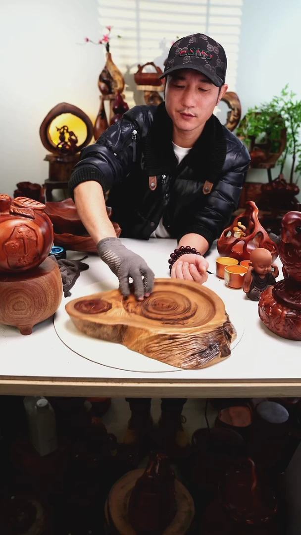 木香樟木摆件/侘寂风盆