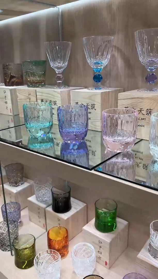 钻面杯四支装 紫粉透薄荷绿 各一