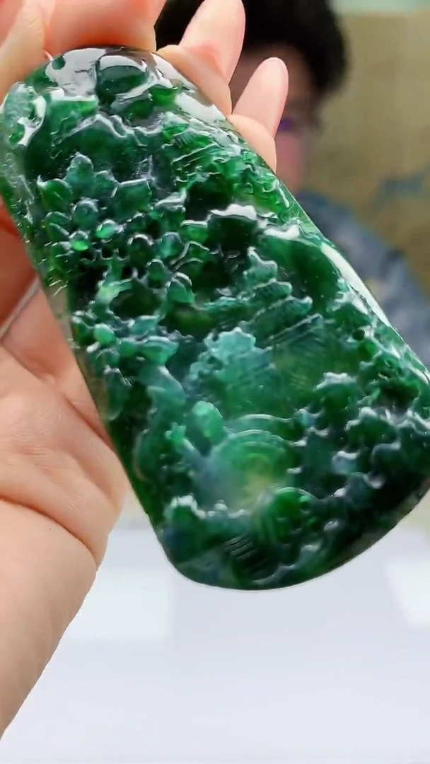 【闪购商品】定制翡翠未镶嵌4688ty-毛货挂件132