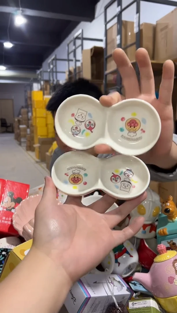 【闪购商品】杯面包超人花生蘸料碟2件套