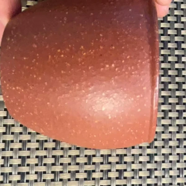 原矿紫砂主人杯品茗杯  红降坡 龙蛋杯