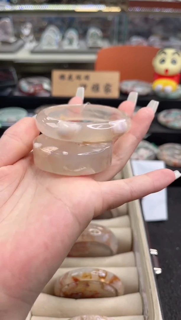 石英质玉手镯未镶嵌52圈口 （赠品镯心）3005014