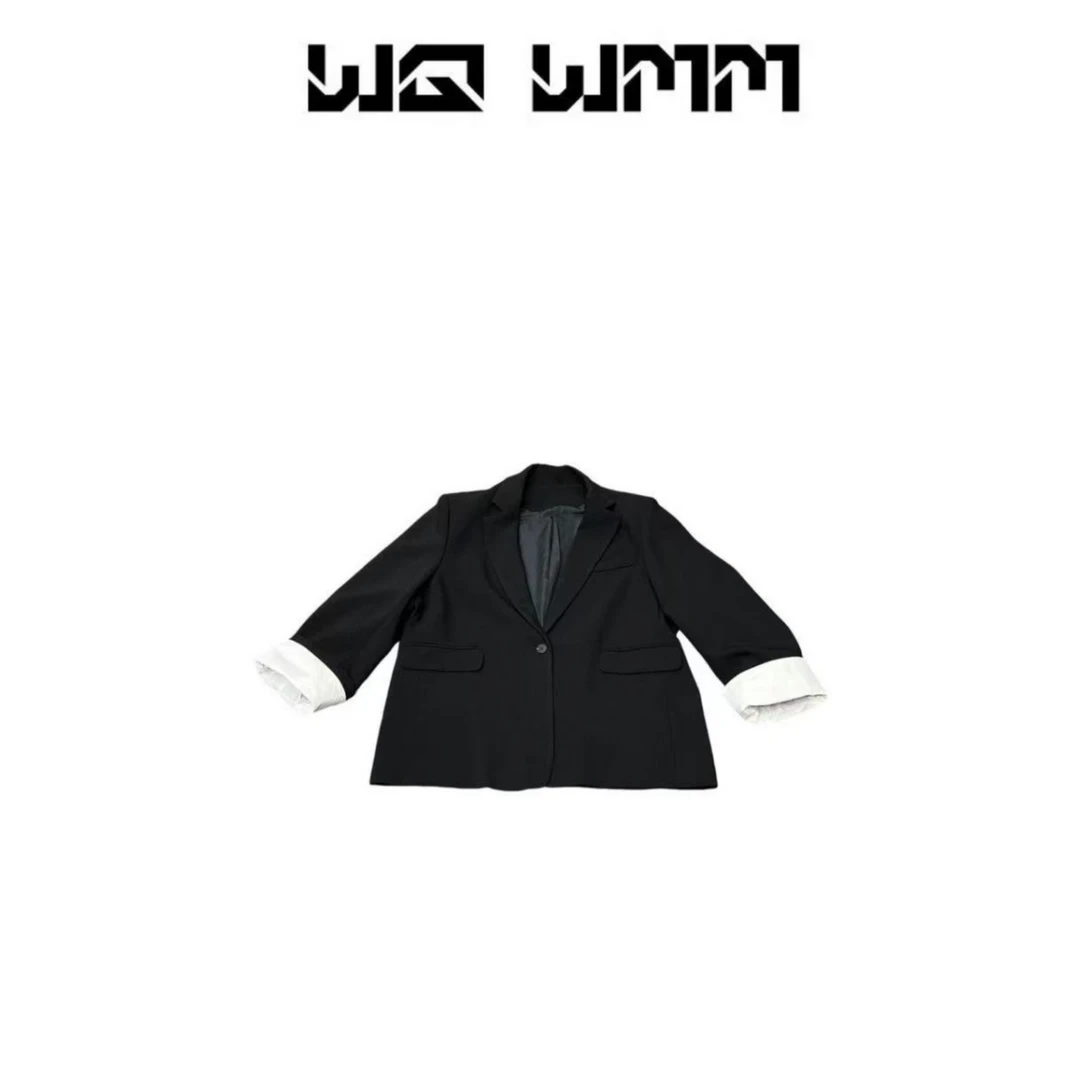 【WQWMM】早春款美美私服自留双层袖气质宽松时尚西服外套25A2147
