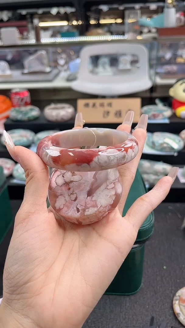 未镶嵌手镯石英质玉62圈口（赠品镯心）s982