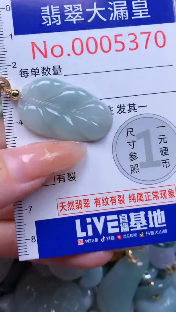 翡翠未镶嵌吊坠(不含链)5370