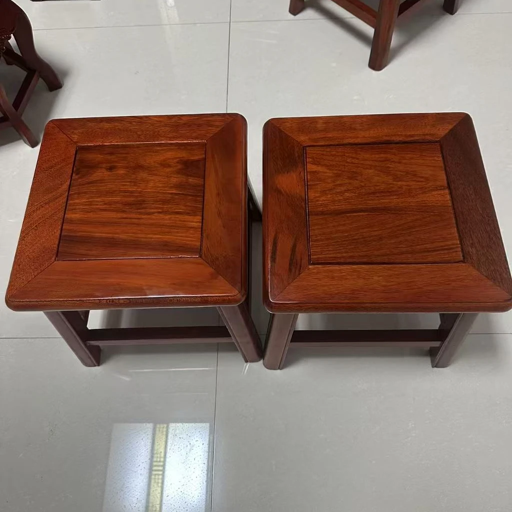 刺猬ZT小方凳换鞋凳榫卯结构矮凳（一对）