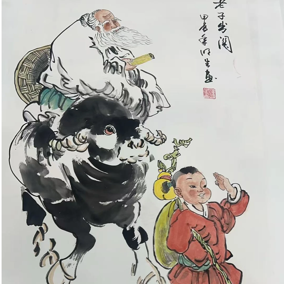 橱窗展示/文峰艺术展厅/王奉超（笔名：鲁钰）宣纸国画/带证书带授权