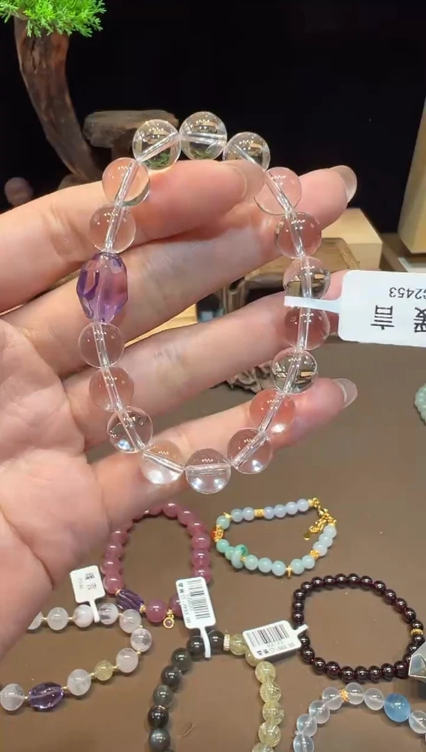 水晶手链未镶嵌手饰@@C2453