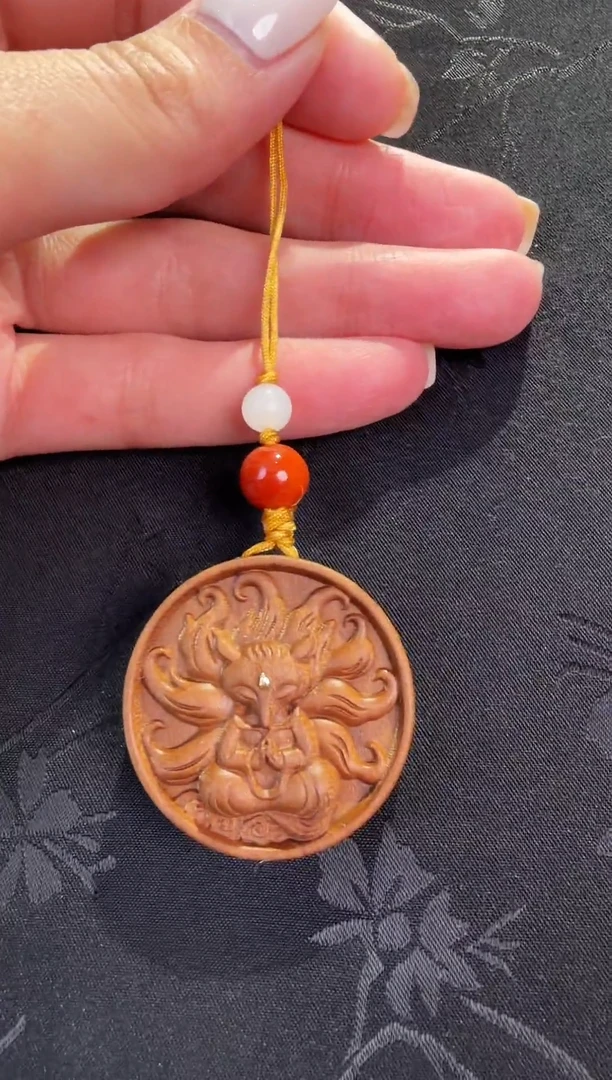 把件檀香木未镶嵌老山檀挂件