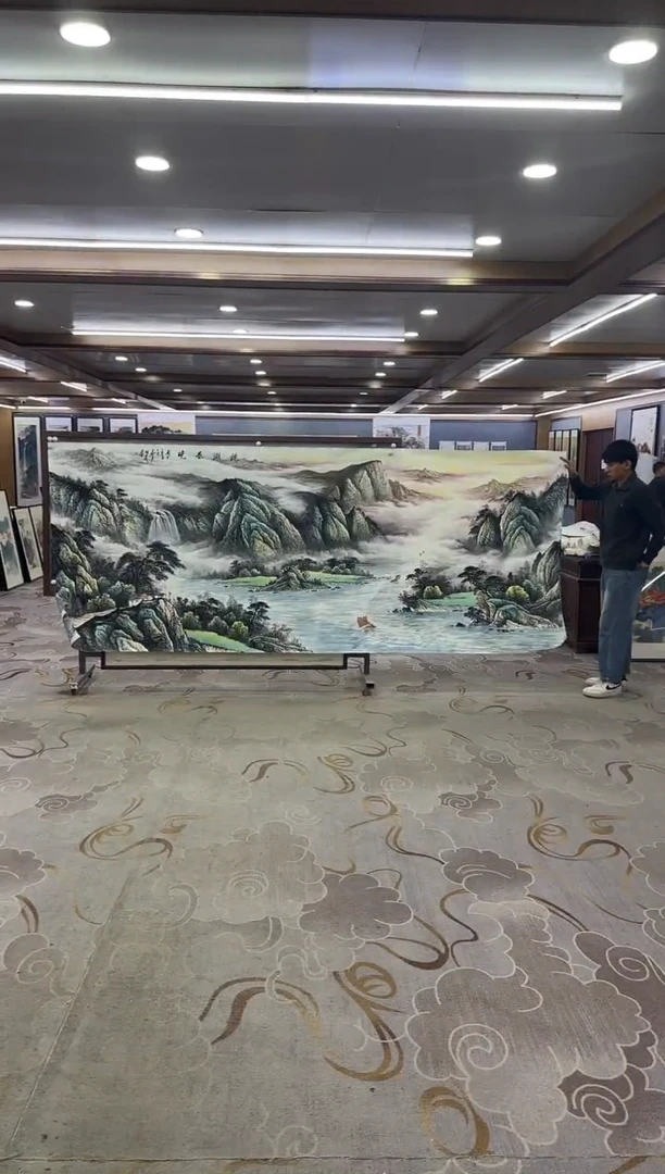 绘画Y-邵明义-大丈二-山水画