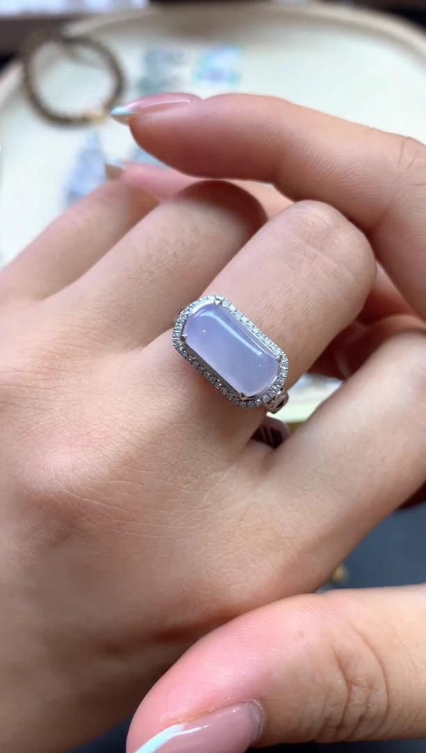 翡翠戒指18K金镶嵌戒指|1680+0多样性发货一件