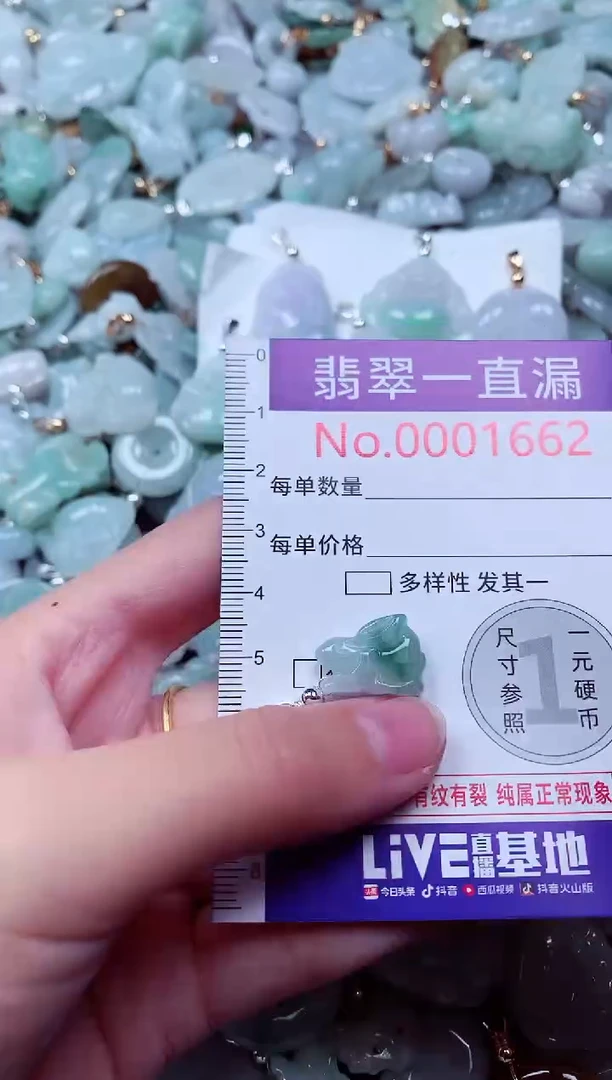 吊坠(不含链)未镶嵌翡翠1662