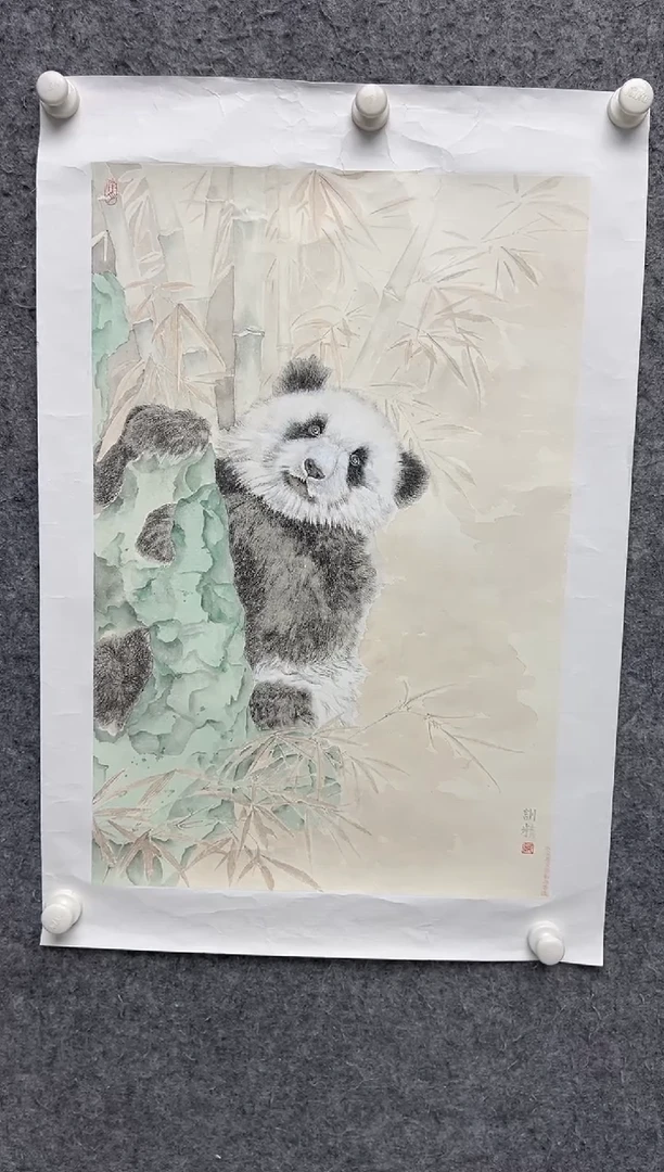 国画邹训精-2.7平尺-国画作品-GGyz