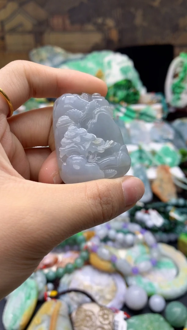 未镶嵌挂件翡翠天然A货翡翠