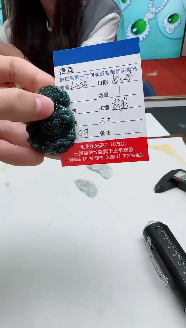 颈饰未镶嵌翡翠LL30翡翠吊坠-多样性发其一