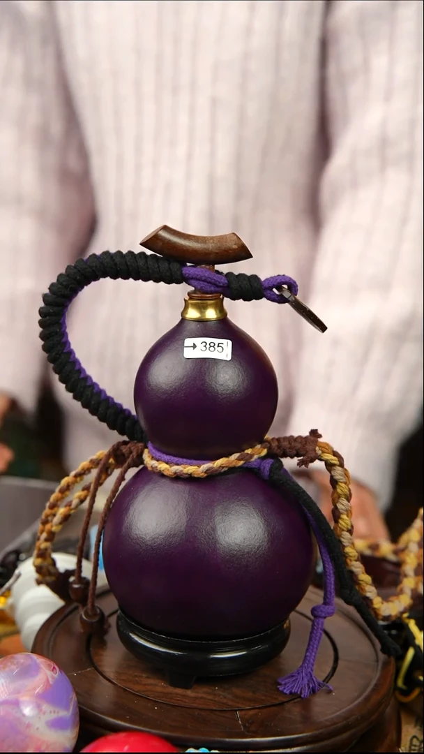 385号500ml左右非遗大漆酒葫芦