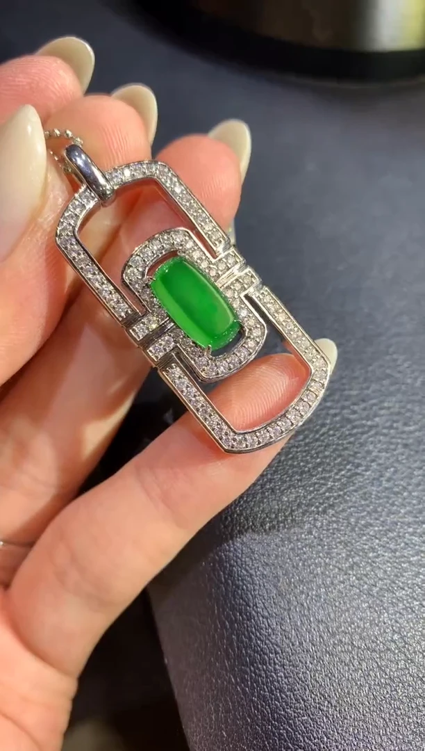 吊坠(不含链)未镶嵌翡翠21-回形针（多样性发货一件（不含链和扣