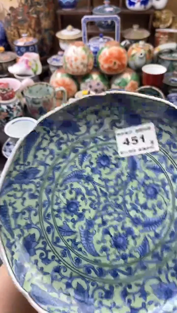 瓷片子*?451号六六工艺品瓷器