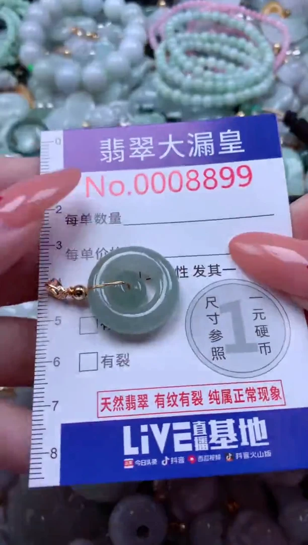 翡翠未镶嵌吊坠(不含链)8899