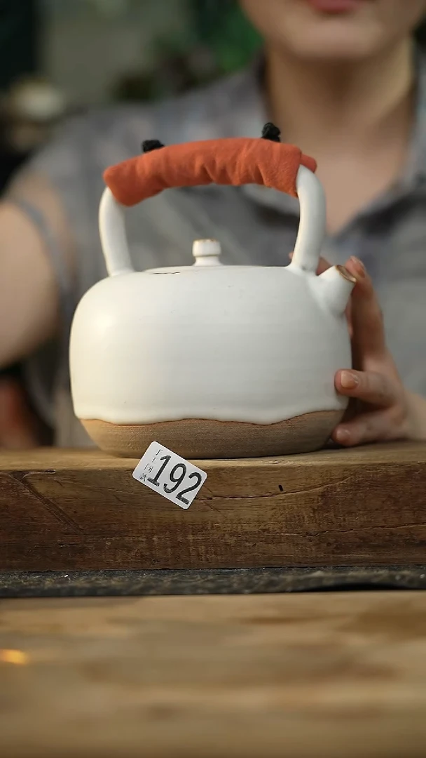 设计师手作款 高山雪煮茶壶
