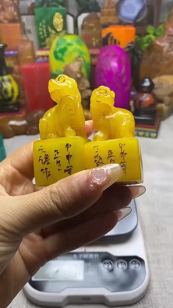 寿山石印石纯天然石料