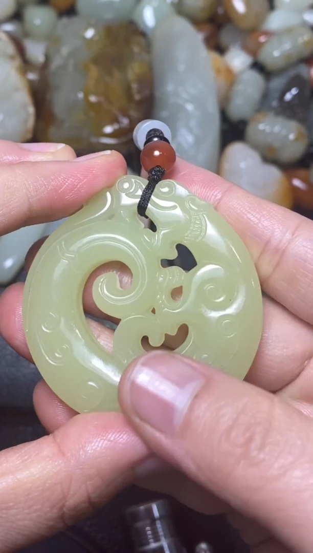 未镶嵌和田玉包链和田玉