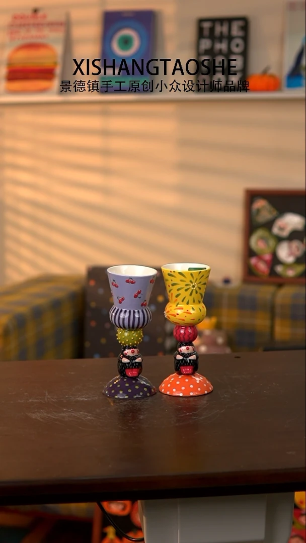 摆件冷****?喜上陶社大梦摆件微瑕定