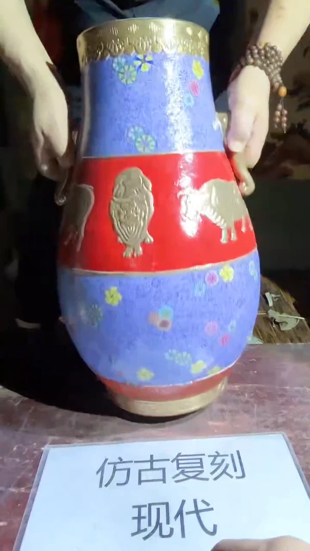 摆件景德镇陶瓷流水239