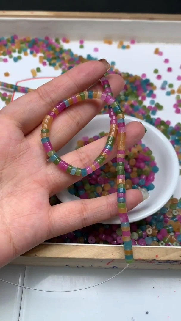 未镶嵌散珠碧玺E198 碧玺直切2*4mm50个4.9元