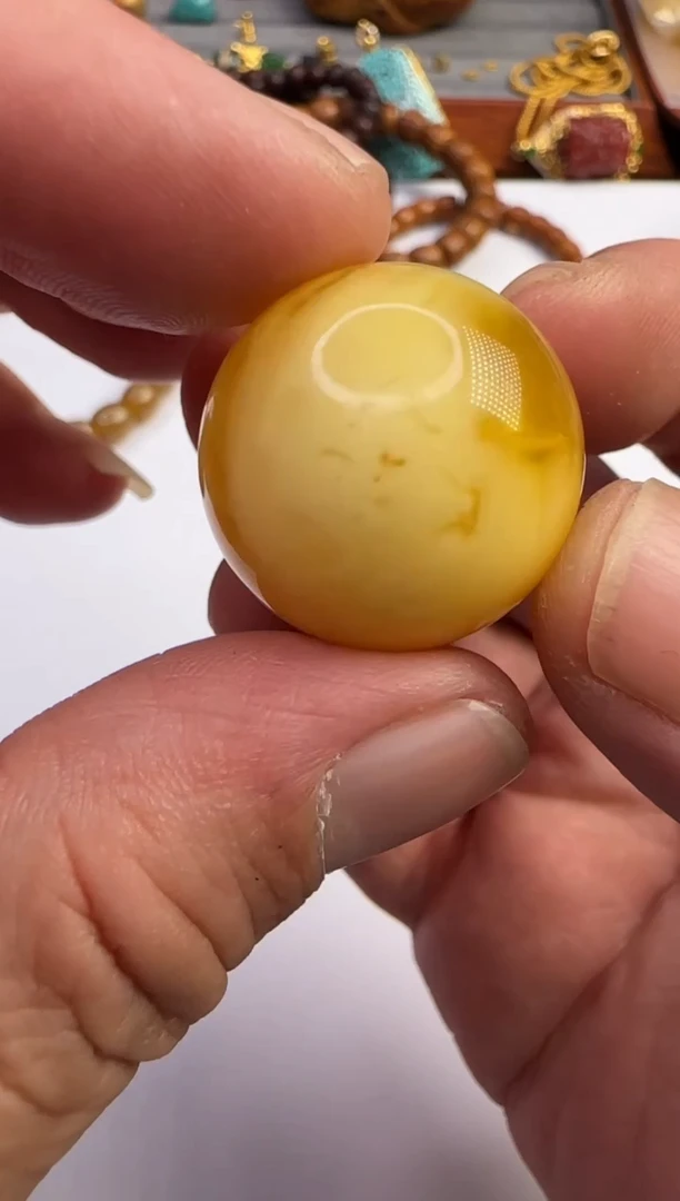 蜜蜡颈饰未镶嵌蜜蜡