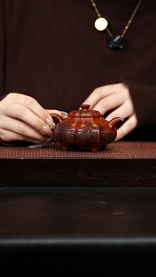 茶壶紫砂筋纹传炉