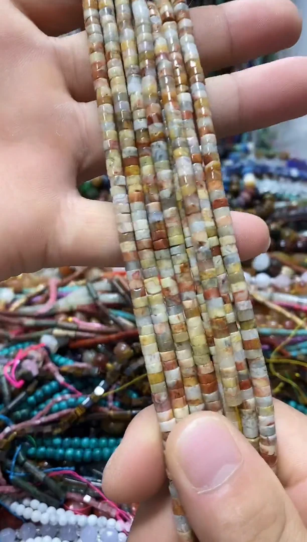 玛瑙/玉髓合金珠宝半成品疯狂玛瑙直切卡2*4一条