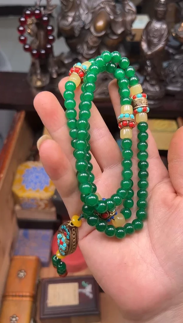 翡翠未镶嵌颈饰安哥精品精选链接c106