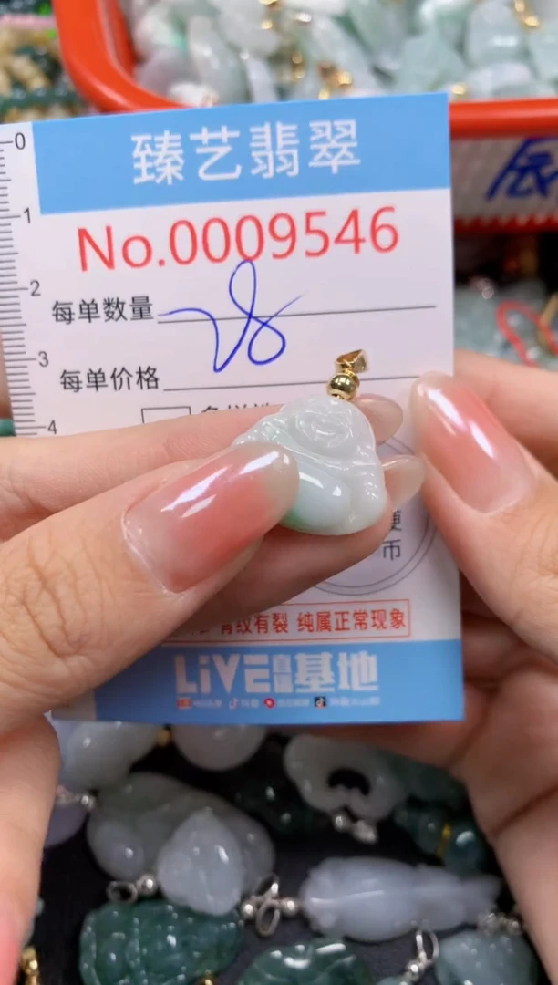 颈饰未镶嵌翡翠9546