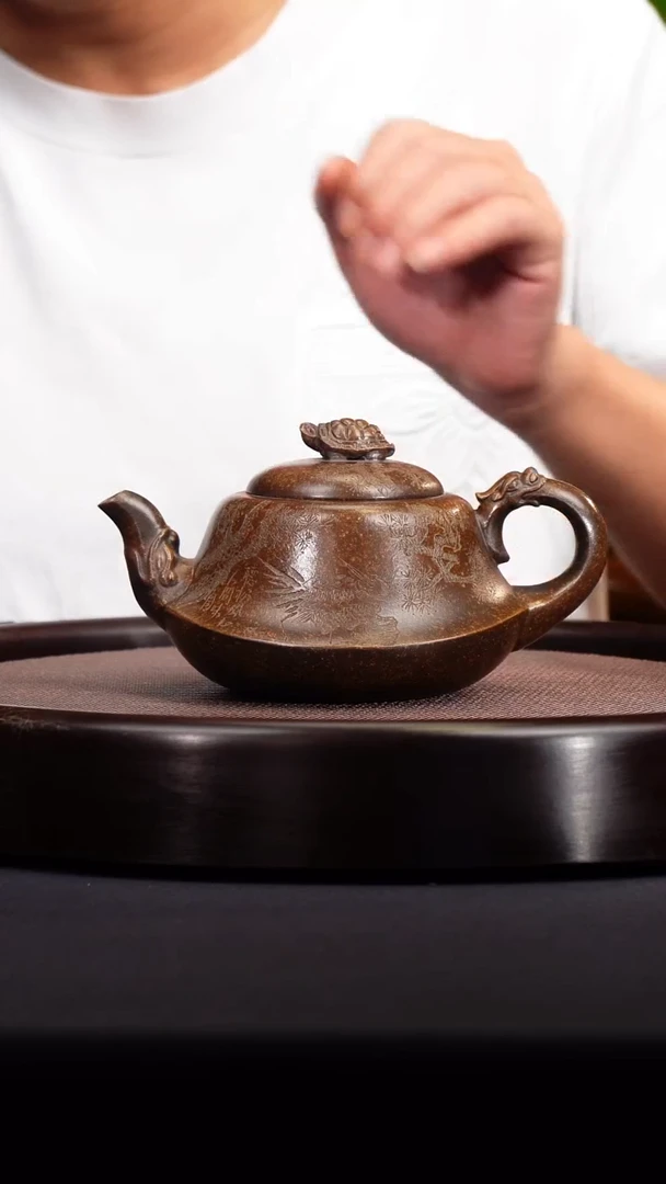 茶壶紫砂宜兴紫砂原矿壶