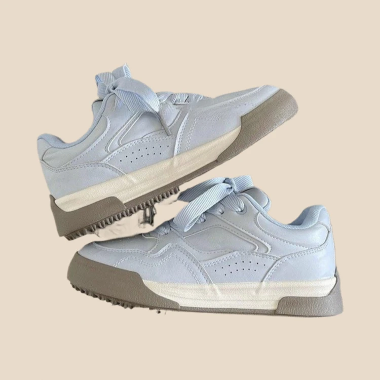 啄木鸟笑脸经典厚底潮鞋百搭学生ins休闲板鞋女款2025新款春秋面