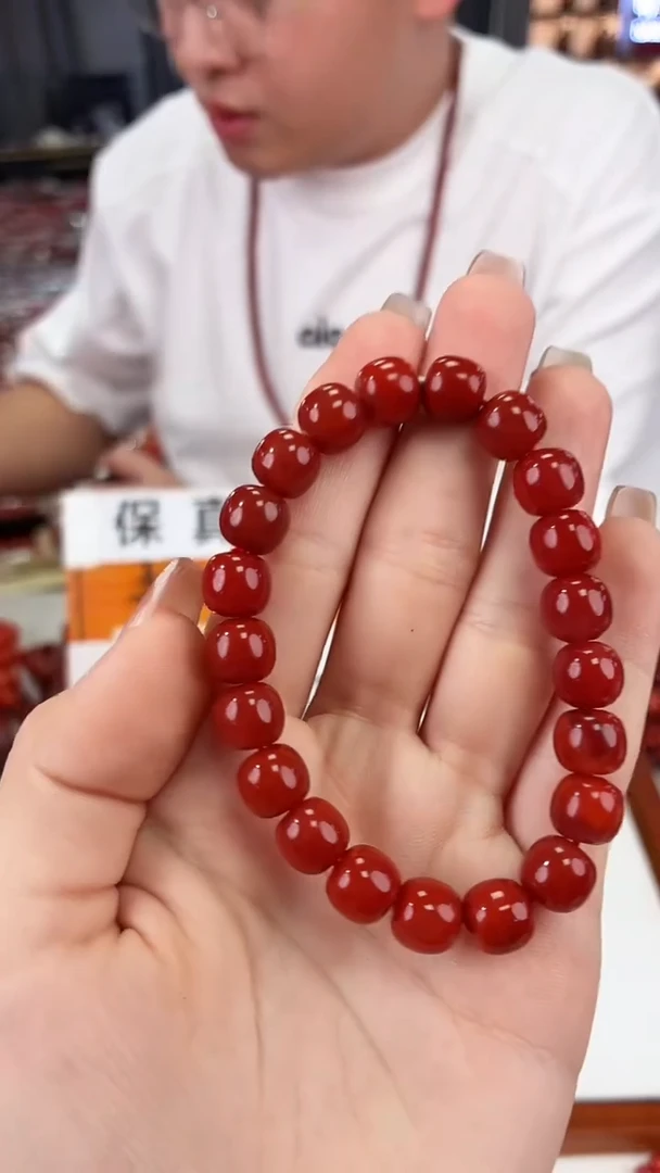 南红玛瑙瓦西老型手串9+未镶嵌一个/条