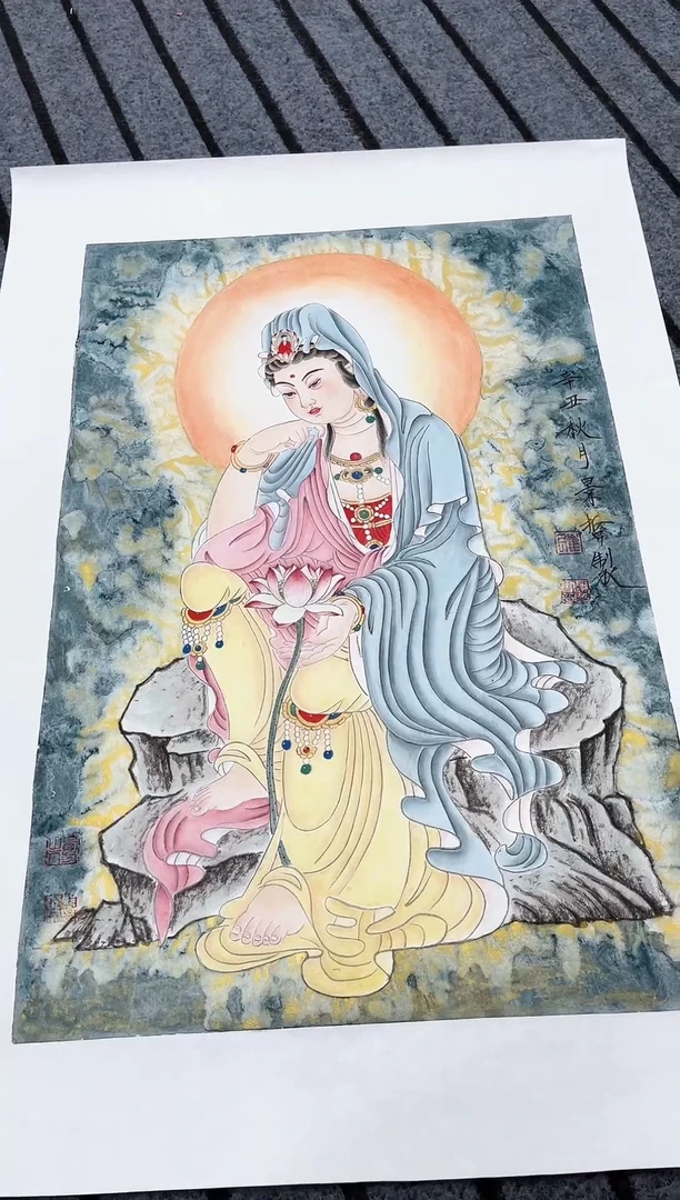 精品国画人物作品