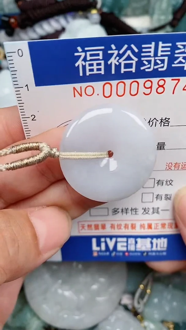 翡翠未镶嵌颈饰...0009874