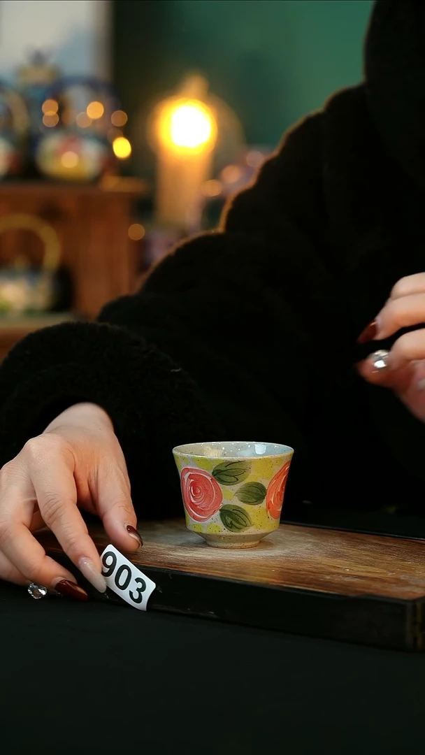 【闪购商品】杯手绘心瓷陶瓷 浮力/