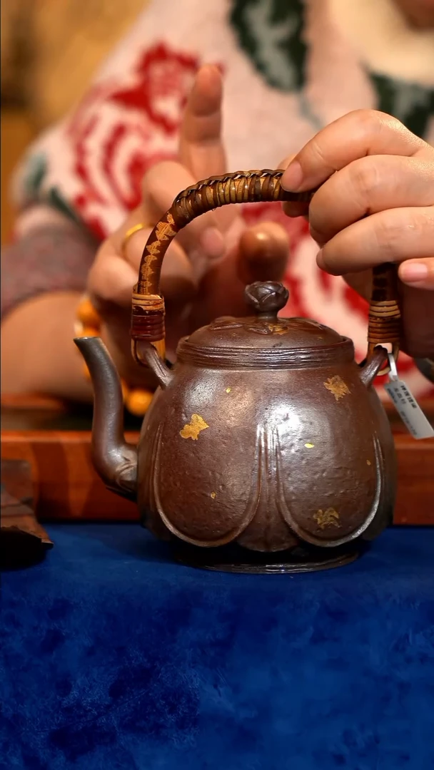 紫砂 宜兴紫砂 GFY  小叶 禅莲煮水壶·